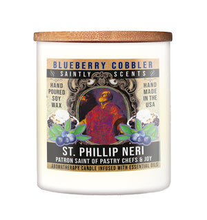 Saint Phillip Neri Blueberry Cobbler Scented Candle 