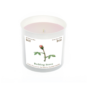 Budding Roses Scented Candle
