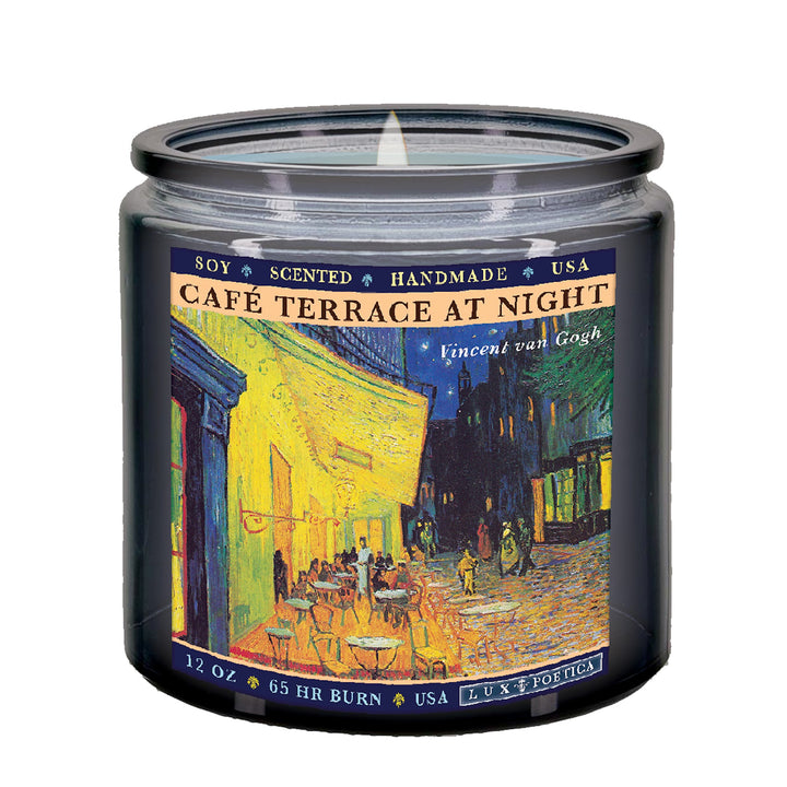 CafŽ Terrace at Night 13-Ounce Scented Soy Candle