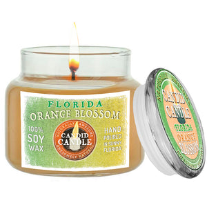 Florida Orange Blossom Scented Soy Wax Candle