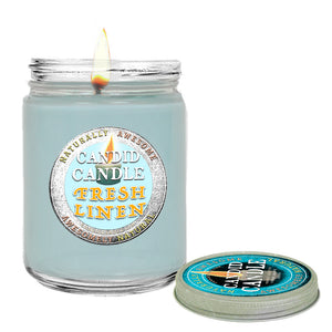 Fresh Linen Scented Soy Wax Candle