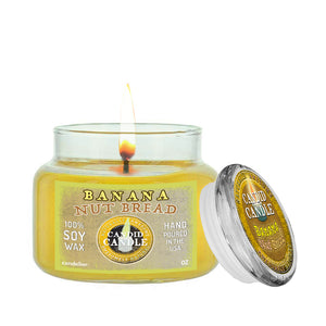 Banana Nut Bread Scented Soy Wax Candle