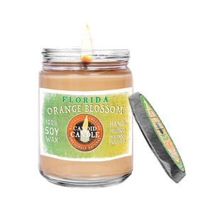 Florida Orange Blossom Scented Soy Wax Candle