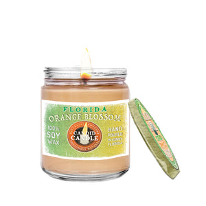 Florida Orange Blossom Scented Soy Wax Candle