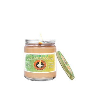 Florida Orange Blossom Scented Soy Wax Candle