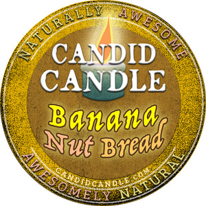 Banana Nut Bread Scented Soy Wax Candle