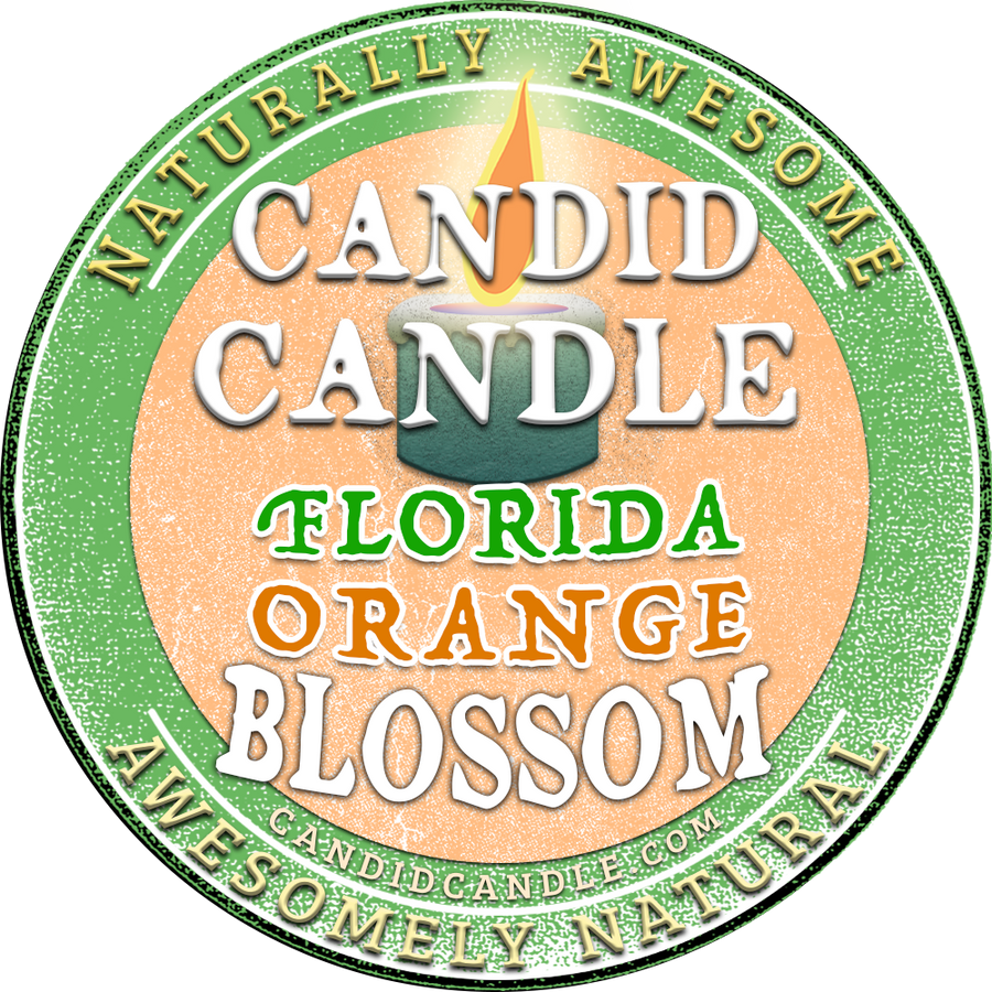 Florida Orange Blossom Scented Soy Wax Candle