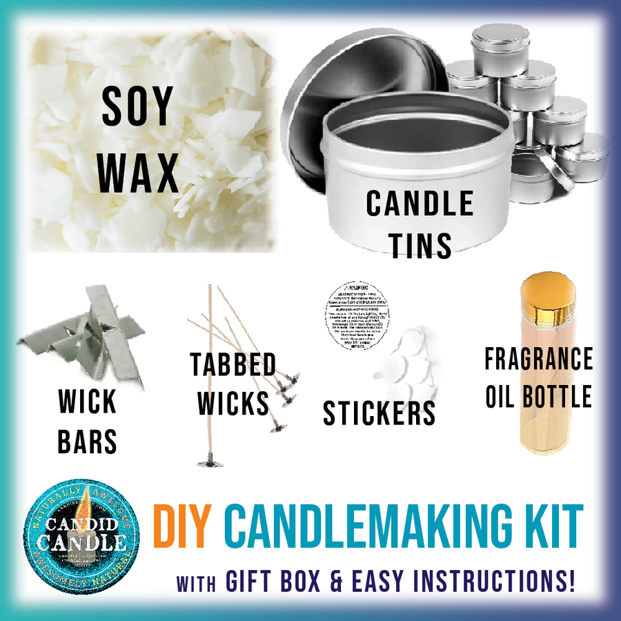 Creative DIY Soy Wax Candle Making Kit - wax*wicks*color