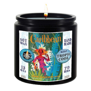 Caribbean Tropic Cool 13-Ounce Scented Soy Candle