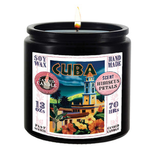 Cuba Hibiscus 13-Ounce Scented Soy Candle