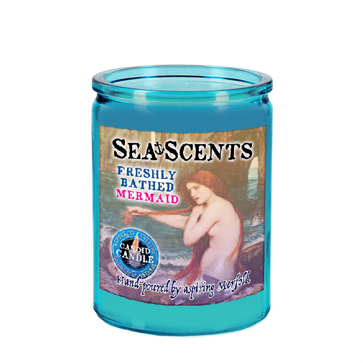 Freshly Bathed Mermaid 11-Ounce Scented Soy Candle – CandidCandle.com