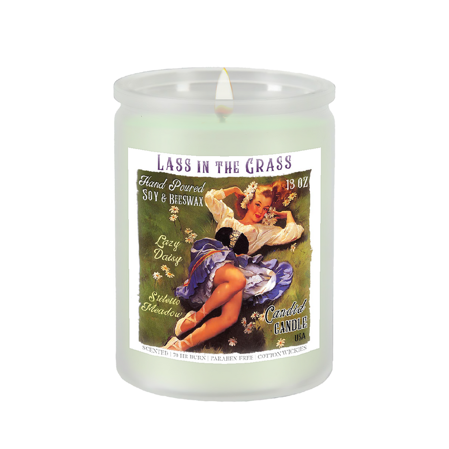 Lass In The Grass 11-Ounce Scented Soy Candle