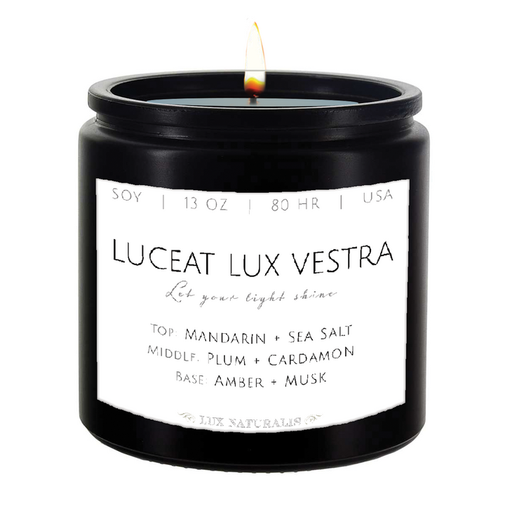 Luceat lux 13-Ounce Scented Soy Candle