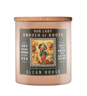 Our Lady Undoer of Knots Clean House Scented Candle 