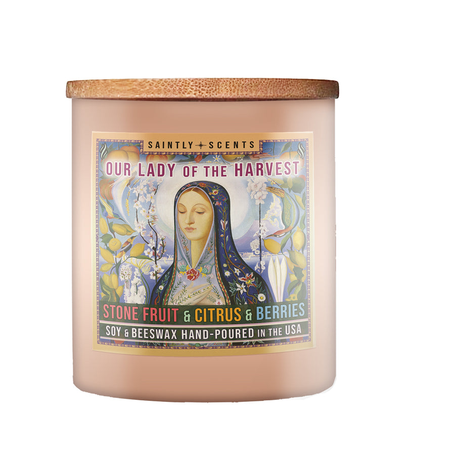 Our Lady of the Harvest Stone Fruit, Citrus and Berries Scented Candle 