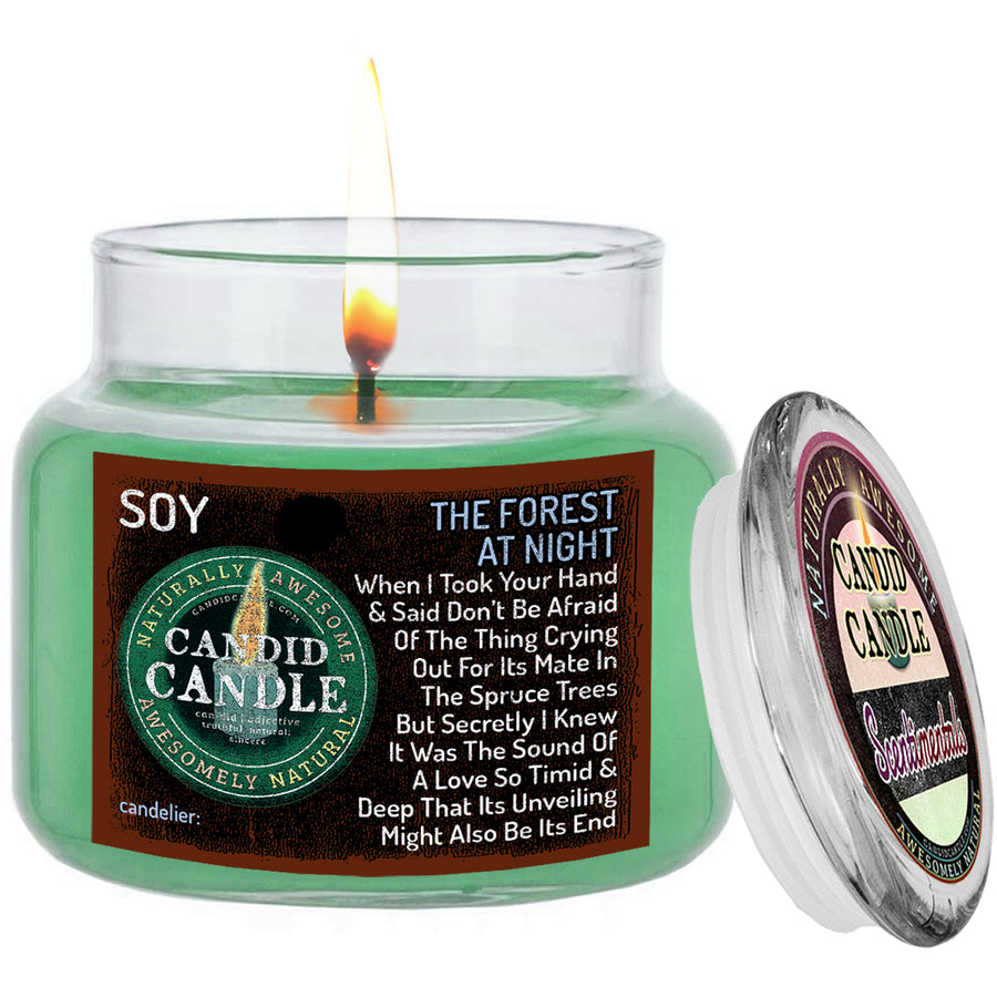 Forest at Night Scented Soy Wax Candle