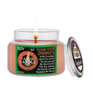 Picking Fresh Oranges Scented Soy Wax Candle