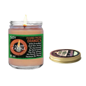 Picking Fresh Oranges Scented Soy Wax Candle