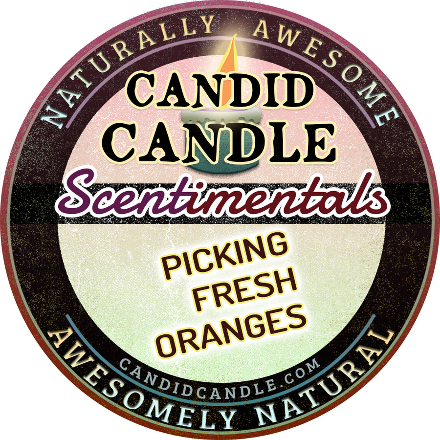 Picking Fresh Oranges Scented Soy Wax Candle