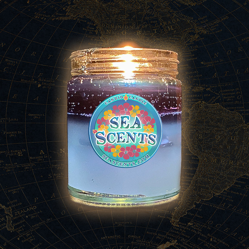 Clear Blue Ocean Scented Candle by Sea Scents