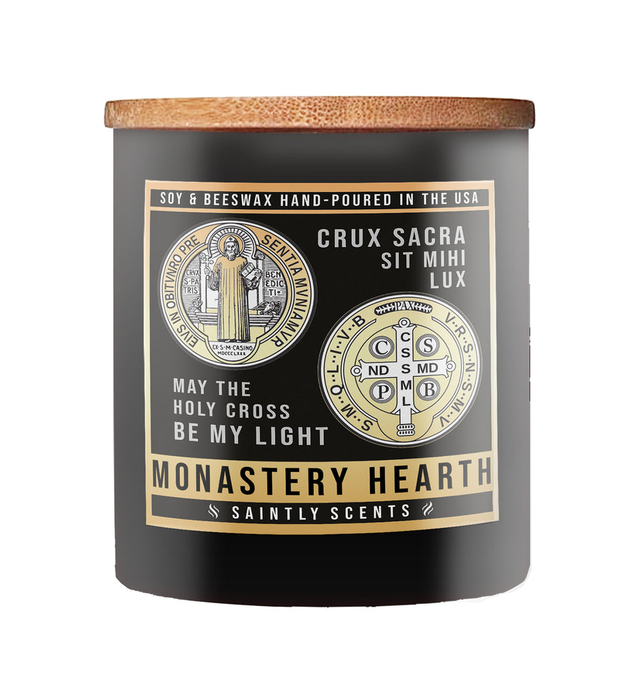 Saint Benedict Meda Monastery Hearth Scented Candle 