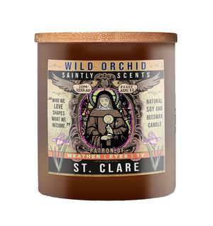 Saint Clare Wild Orchid Scented Candle 