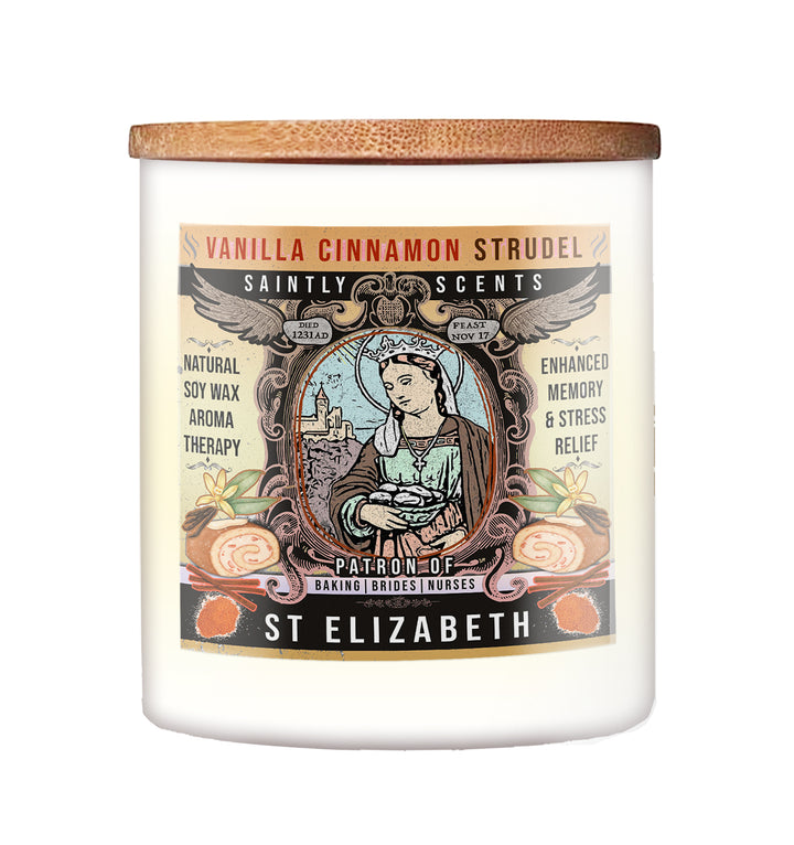 Saint Elizabeth Vanilla Cinnamon Strudel Scented Candle 