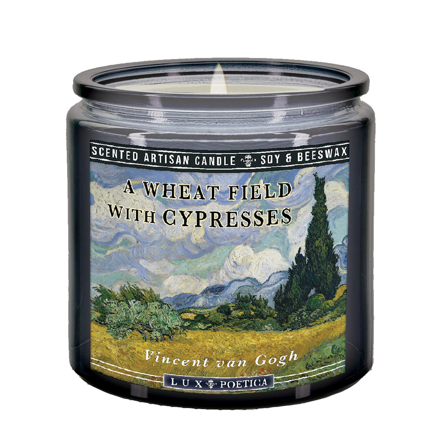 Wheat field cypresses 13-Ounce Scented Soy Candle
