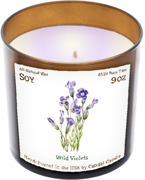Wild Violets Scented Candle
