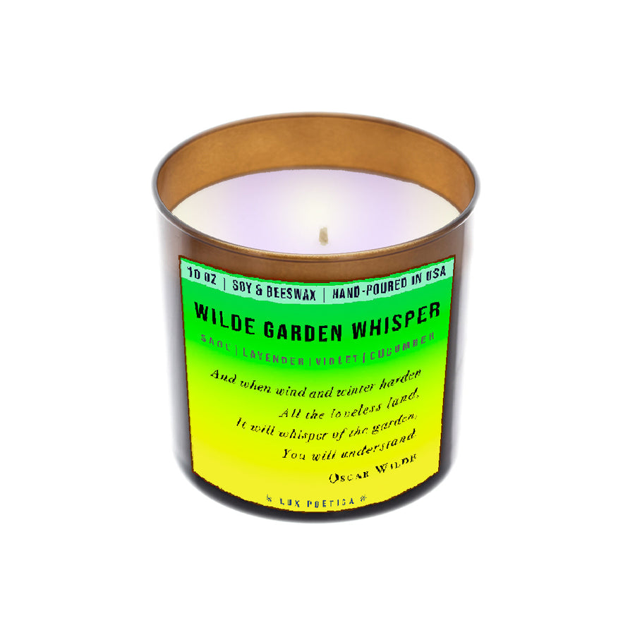 Wilde Garden Whisper 9-Ounce Scented Soy Candle